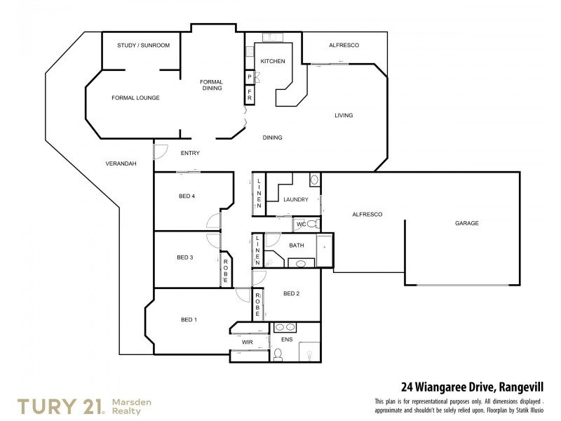 24 Wiangaree Drive, Rangeville QLD 4350 Floorplan