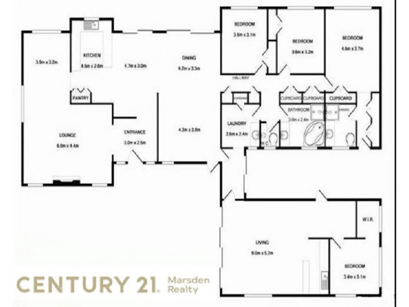 14 Inadale Court, Middle Ridge QLD 4350 Floorplan
