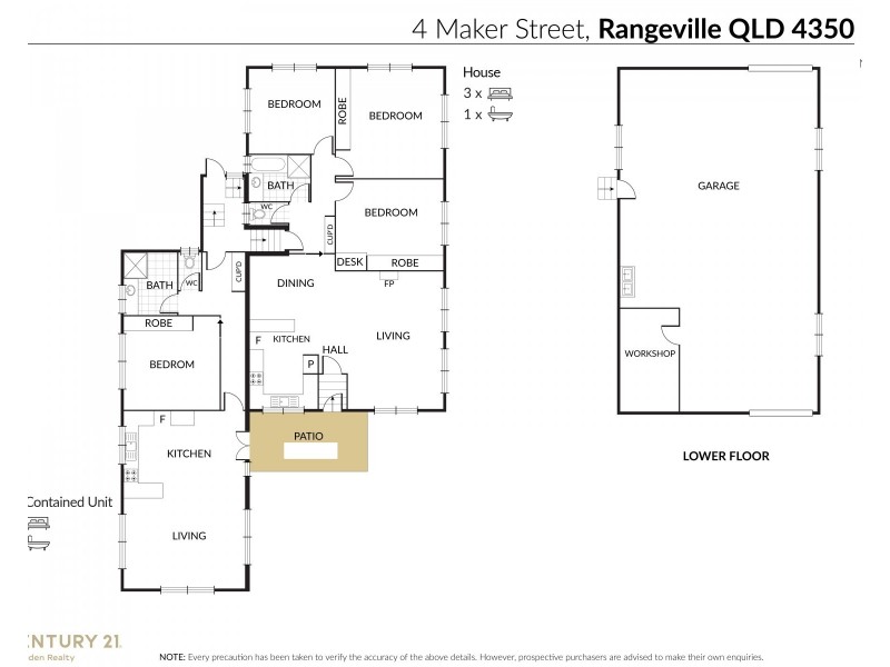 4 Maker Street, Rangeville QLD 4350 Floorplan