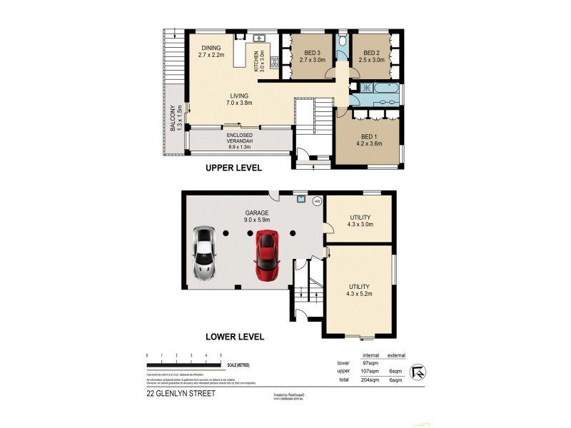 22 Glenlyn Street, Wynnum West QLD 4178 Floorplan