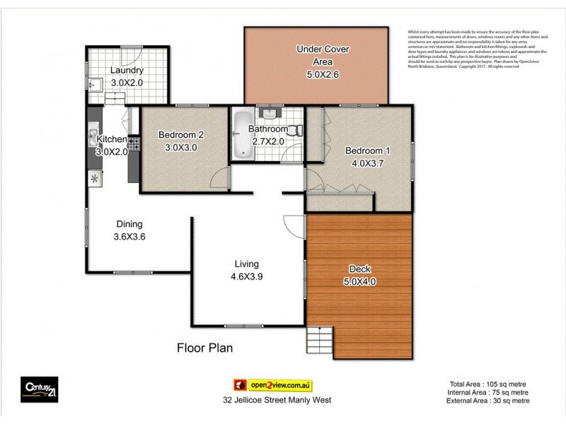 32 Jellicoe Street, Manly West QLD 4179 Floorplan