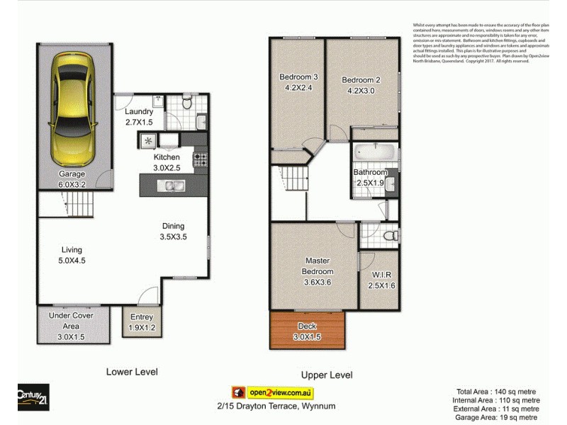 2/15 Drayton Terrace, Wynnum QLD 4178 Floorplan