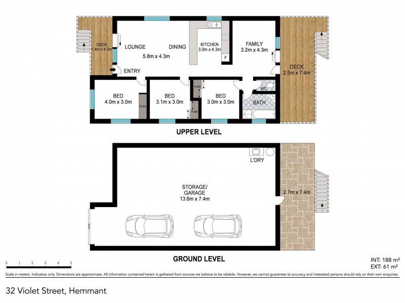32 Violet Street, Hemmant QLD 4174 Floorplan