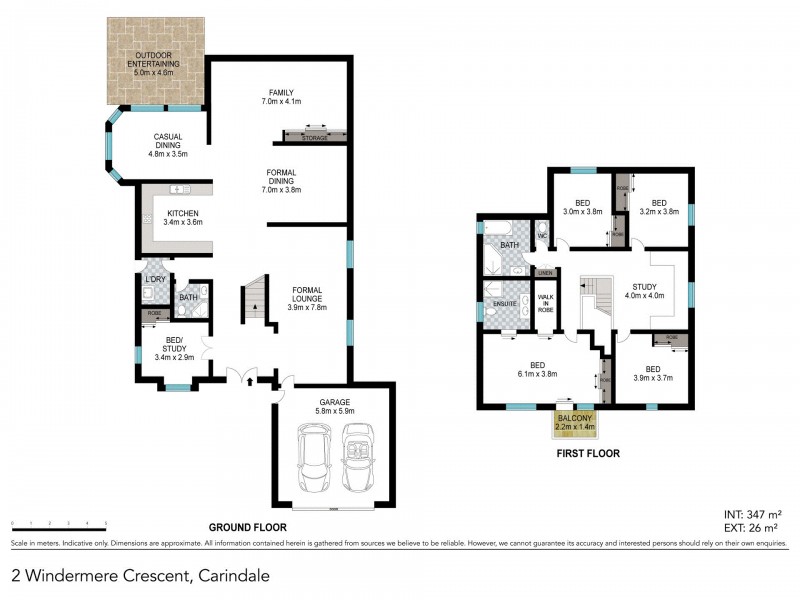 2 Windermere Crescent, Carindale QLD 4152 Floorplan