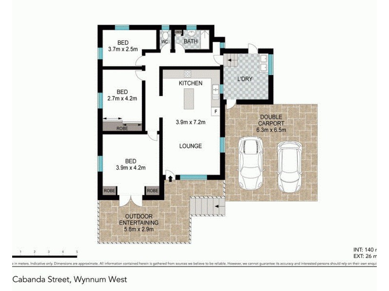 3 Cabanda Street, Wynnum West QLD 4178 Floorplan