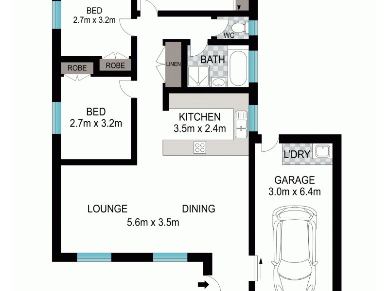14 Magdalene Street, Wynnum West QLD 4178 Floorplan