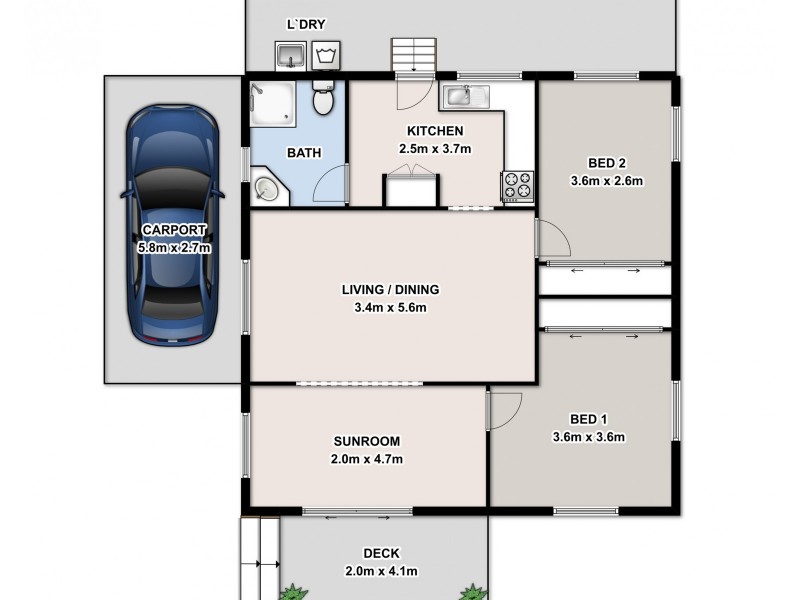 36 Violet Street, Hemmant QLD 4174 Floorplan