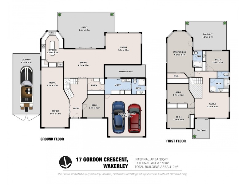 17  Gordon Crescent, Wakerley QLD 4154 Floorplan