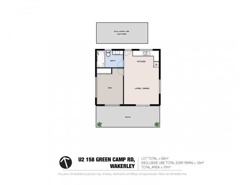 2/158 Green Camp Road, Wakerley QLD 4154 Floorplan