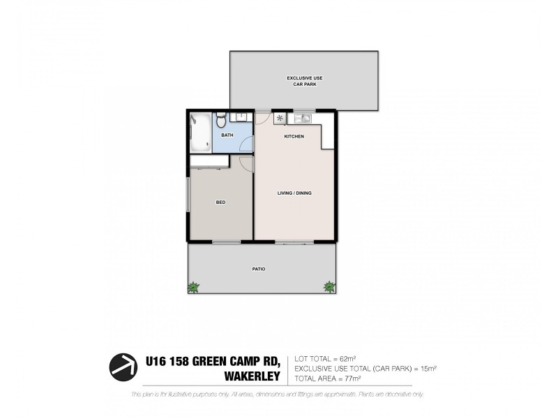 16/158 Green Camp Road, Wakerley QLD 4154 Floorplan