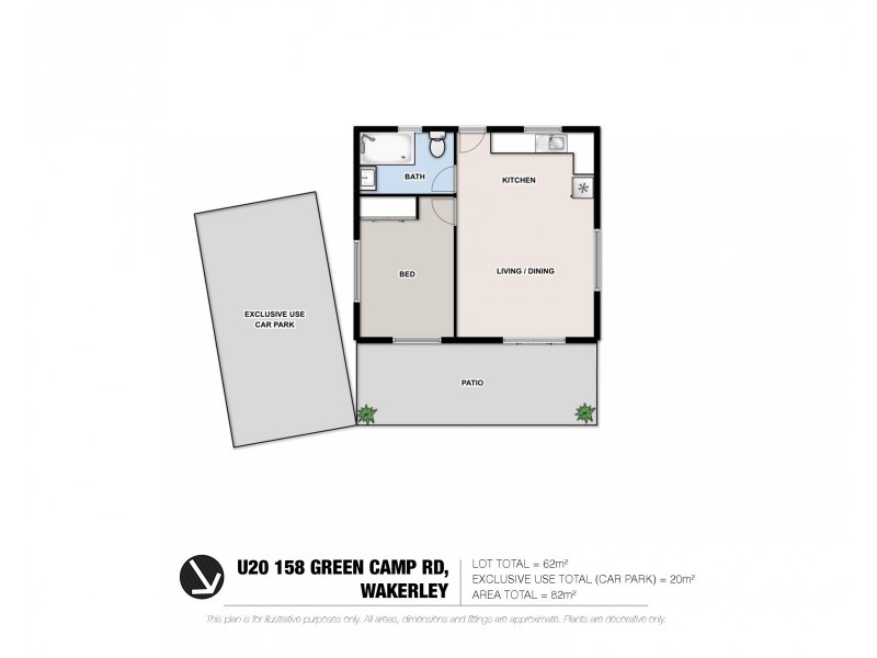 20/158 Green Camp Road, Wakerley QLD 4154 Floorplan