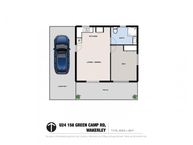 24/158 Green Camp Road, Wakerley QLD 4154 Floorplan
