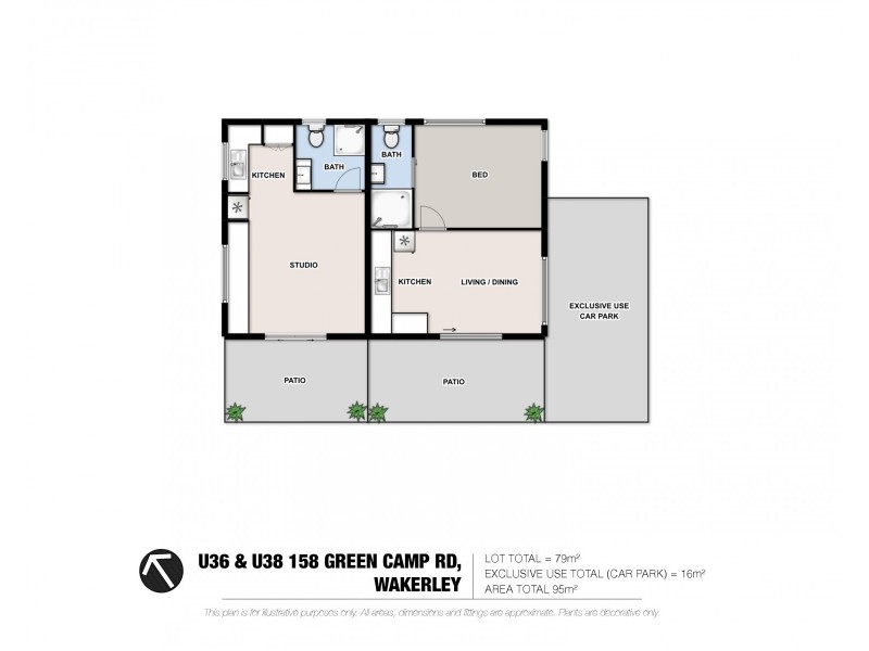 36 and 38/158 Green Camp Road, Wakerley QLD 4154 Floorplan