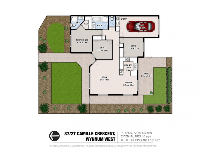 37/27 Camille Crescent, Wynnum West QLD 4178 Floorplan