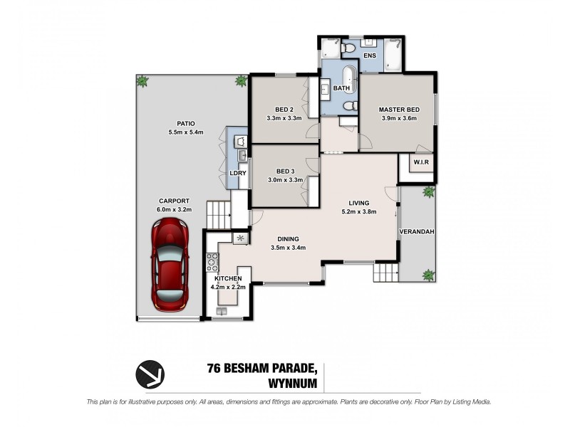 76 Besham Parade, Wynnum QLD 4178 Floorplan
