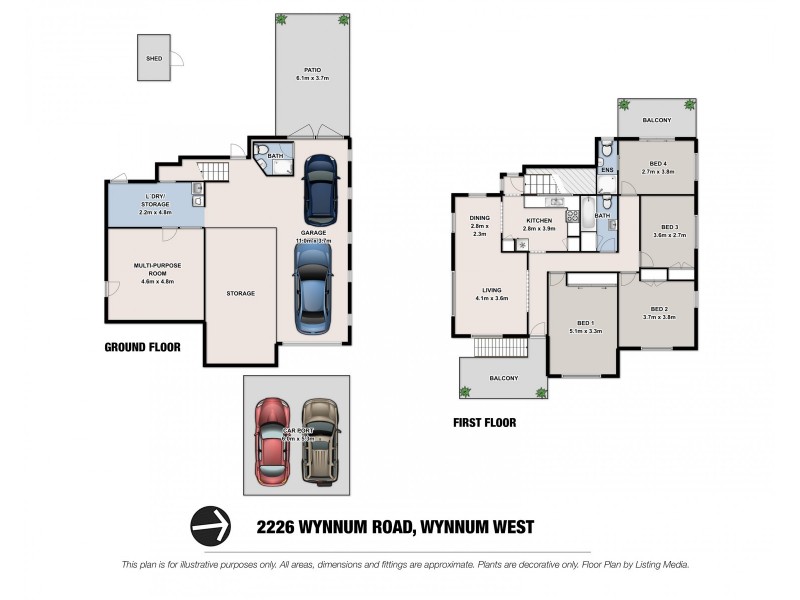 2226 Wynnum Road, Wynnum QLD 4178 Floorplan