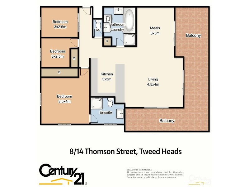 8/12-14 Thomson Street, Tweed Heads NSW 2485 Floorplan
