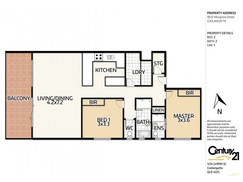 18/32 Musgrave Street, Coolangatta QLD 4225 Floorplan