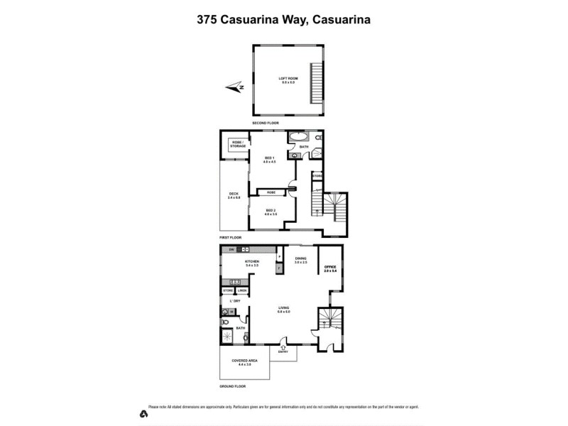 375 Casuarina Way, Casuarina NSW 2487 Floorplan