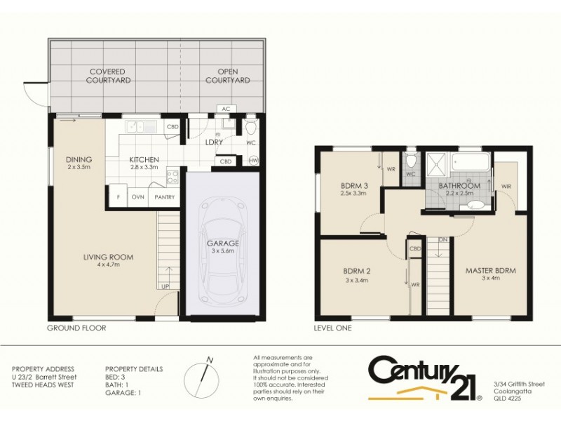 23/2 Barrett Street, Tweed Heads West NSW 2485 Floorplan