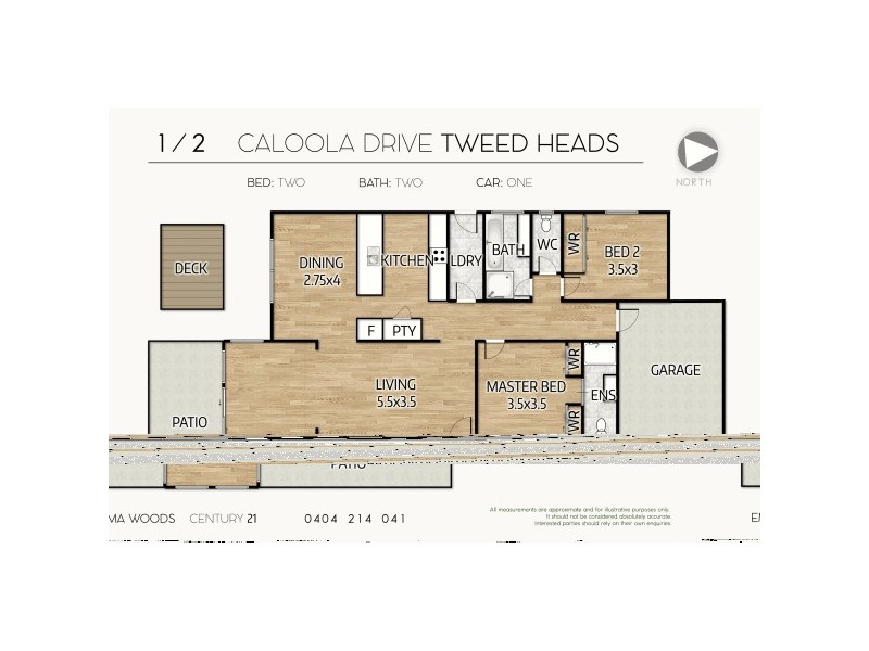 1/2 Caloola Drive, Tweed Heads NSW 2485 Floorplan