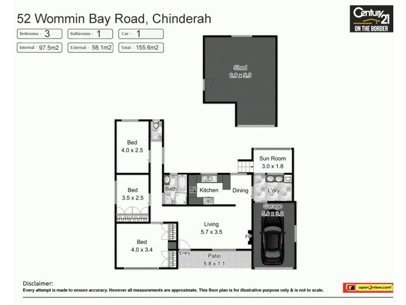 52 Wommin Bay Road, Chinderah NSW 2487 Floorplan