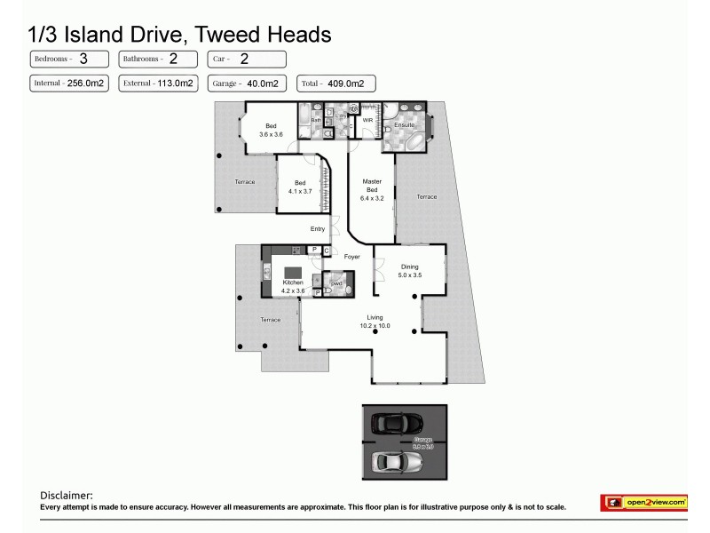 1/3 Island Drive, Tweed Heads NSW 2485 Floorplan
