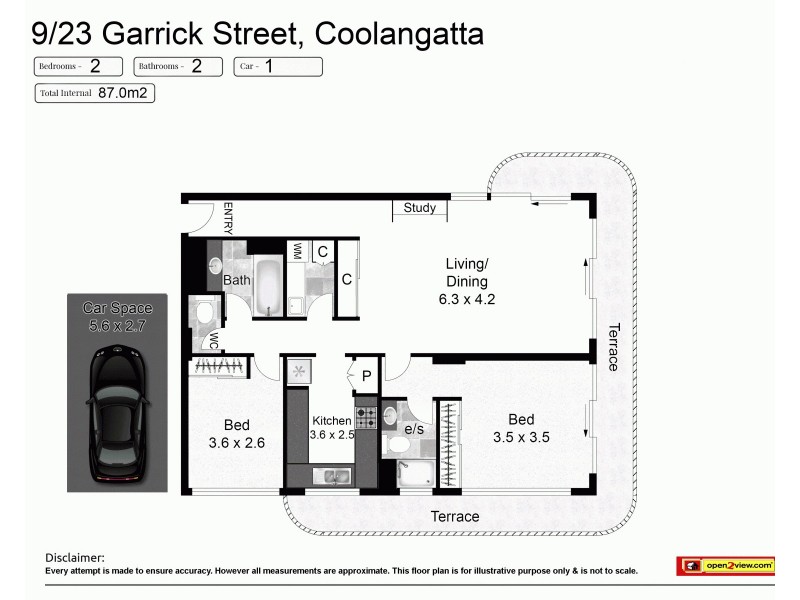 9/23 Garrick Street, Coolangatta QLD 4225 Floorplan