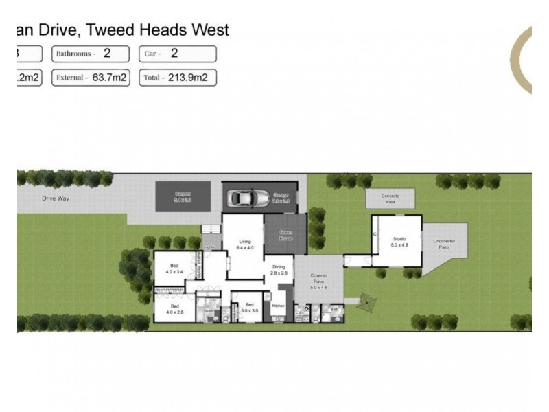 15 Gollan Drive, Tweed Heads West NSW 2485 Floorplan