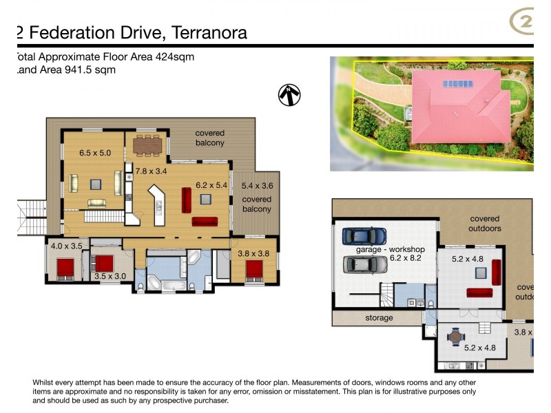 2 Federation Drive, Terranora NSW 2486 Floorplan