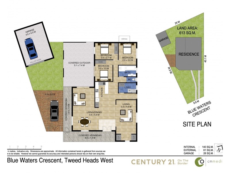 7 Blue Waters Crescent, Tweed Heads West NSW 2485 Floorplan