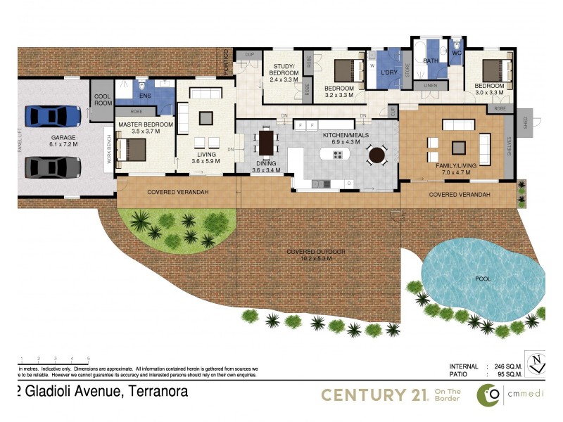 22 Gladioli Avenue, Terranora NSW 2486 Floorplan