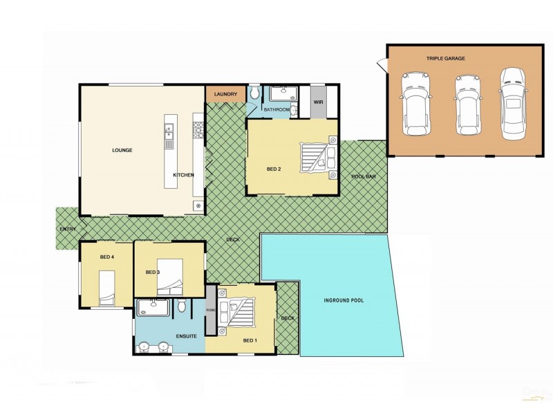 26 White Oak Ave, Mossman QLD 4873 Floorplan