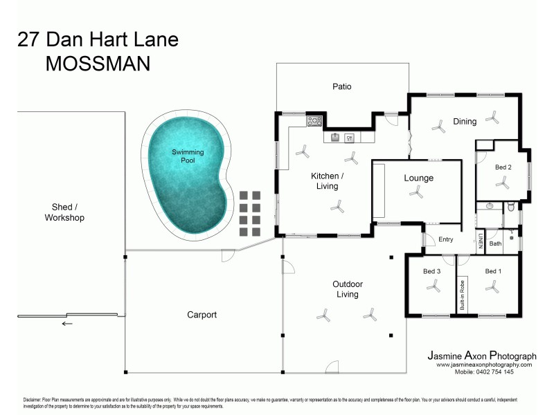 27  Dan Hart Lane, Mossman QLD 4873 Floorplan