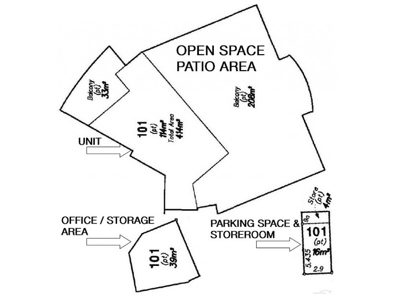 101/9 Anthony Street, South Townsville QLD 4810 Floorplan