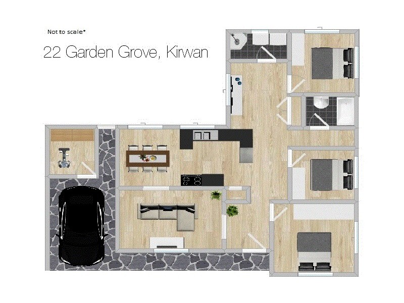 22 Garden Grove Crescent, Kirwan QLD 4817 Floorplan