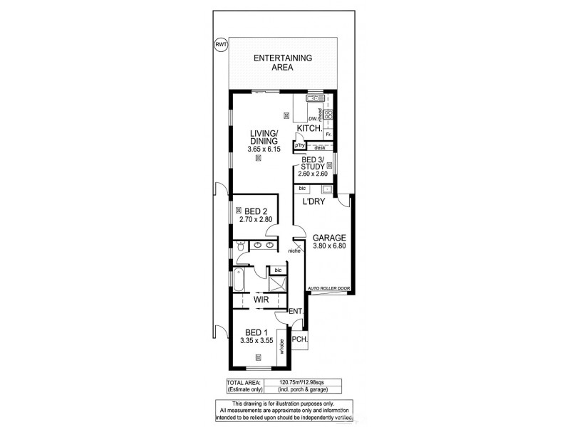 51B Adelaide Tce, Ascot Park SA 5043 Floorplan