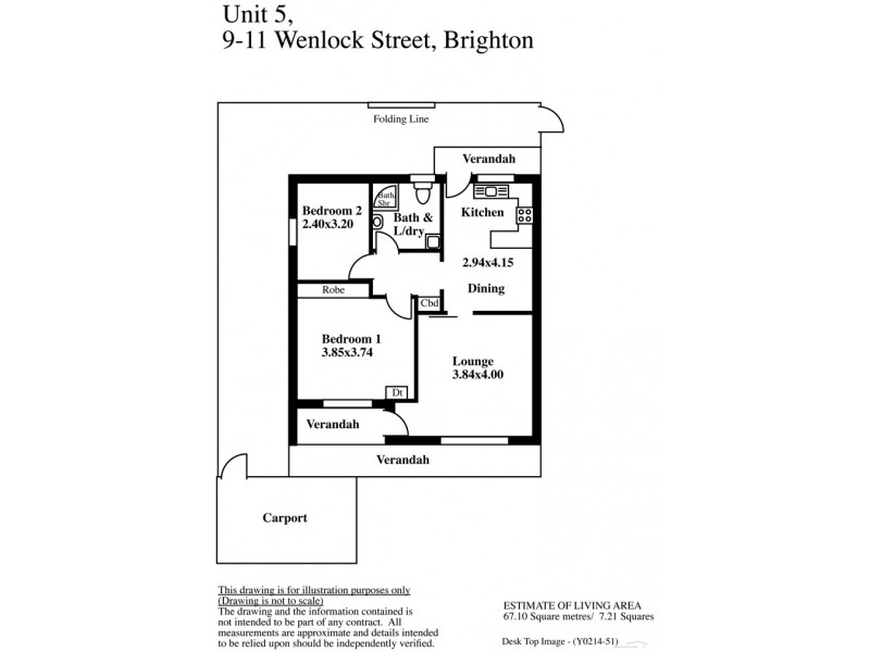 5/9-11 Wenlock Street, Brighton SA 5048 Floorplan