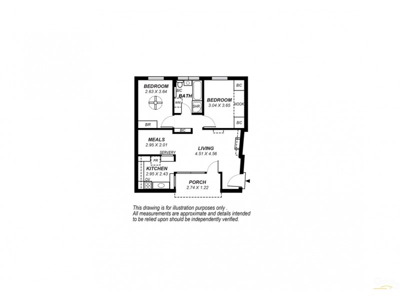2 / 53 King William Road, Unley SA 5061 Floorplan
