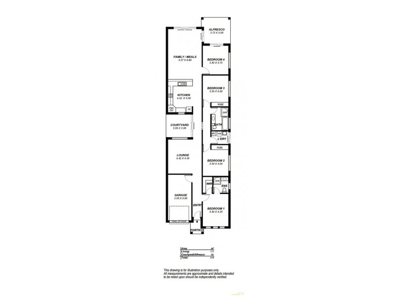 14 Andrew Avenue, Marion SA 5043 Floorplan