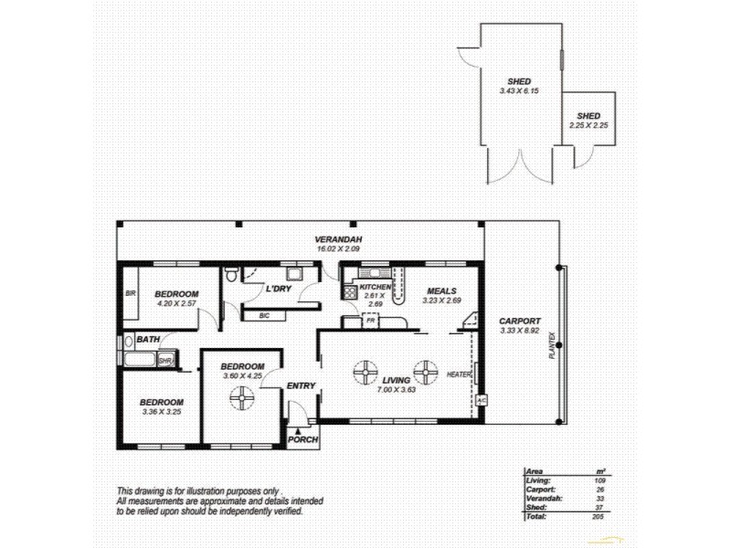 12 Nickels Avenue, Park Holme SA 5043 Floorplan