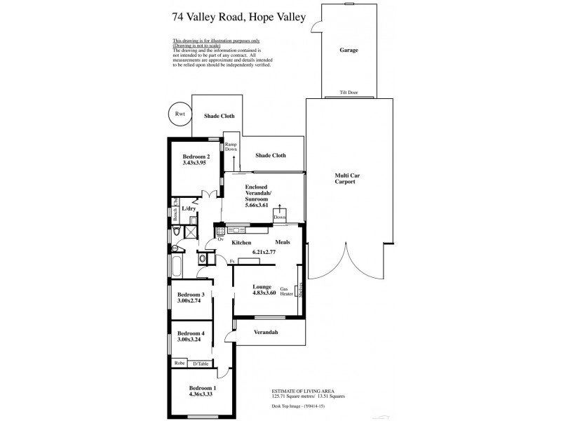 74 Valley Road, Hope Valley SA 5090 Floorplan
