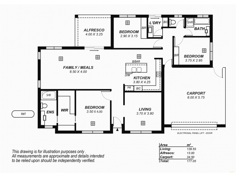 5  Day Street, North Brighton SA 5048 Floorplan