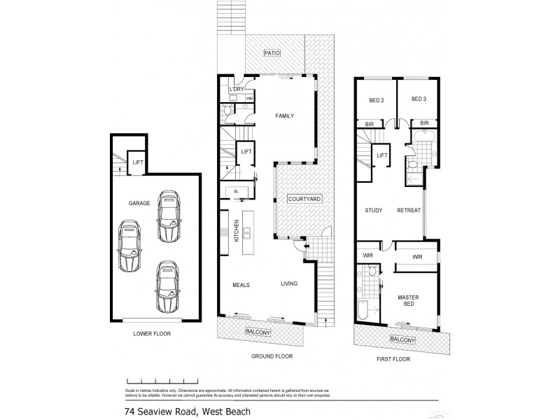 74 Seaview Road, West Beach SA 5024 Floorplan