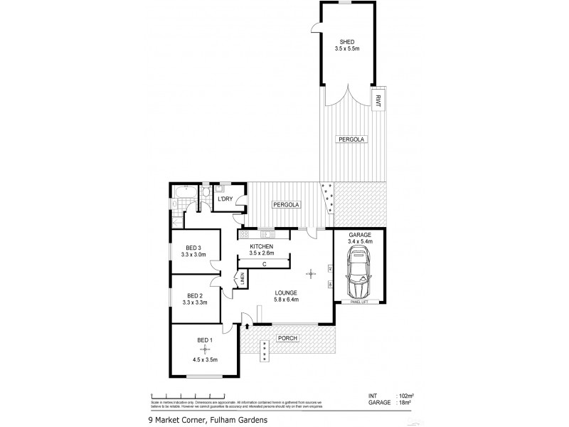 9 Market Corner, Fulham Gardens SA 5024 Floorplan