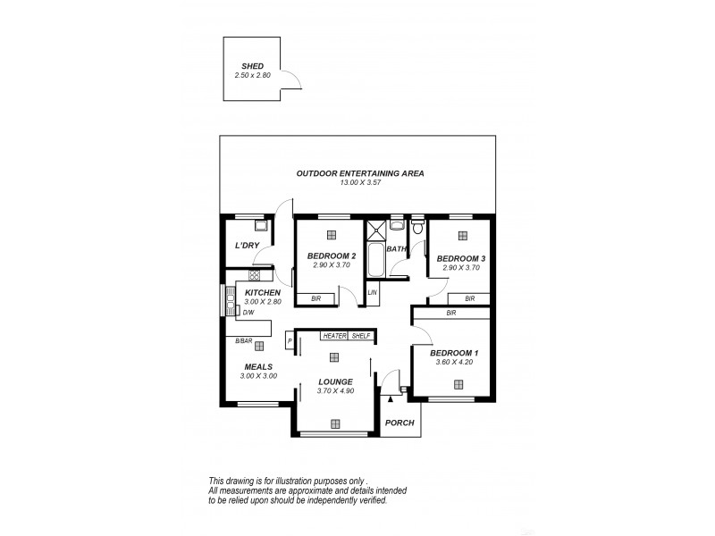 25 Norman Street, Findon SA 5023 Floorplan