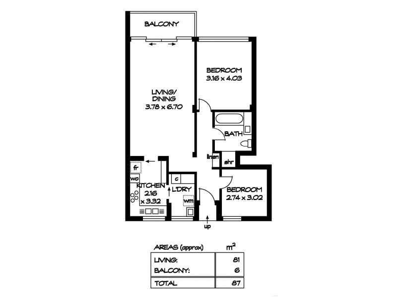 3/23 Colley Terrace, Glenelg SA 5045 Floorplan