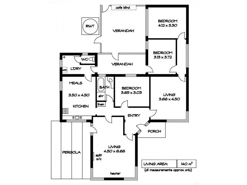 1 Scottish Ave, Clovelly Park SA 5042 Floorplan