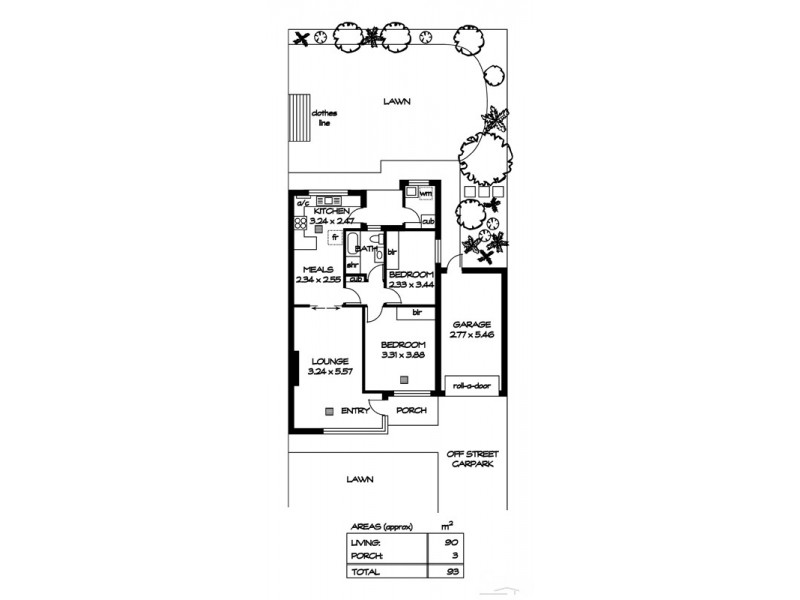 3/23 Byron Street, Glenelg SA 5045 Floorplan
