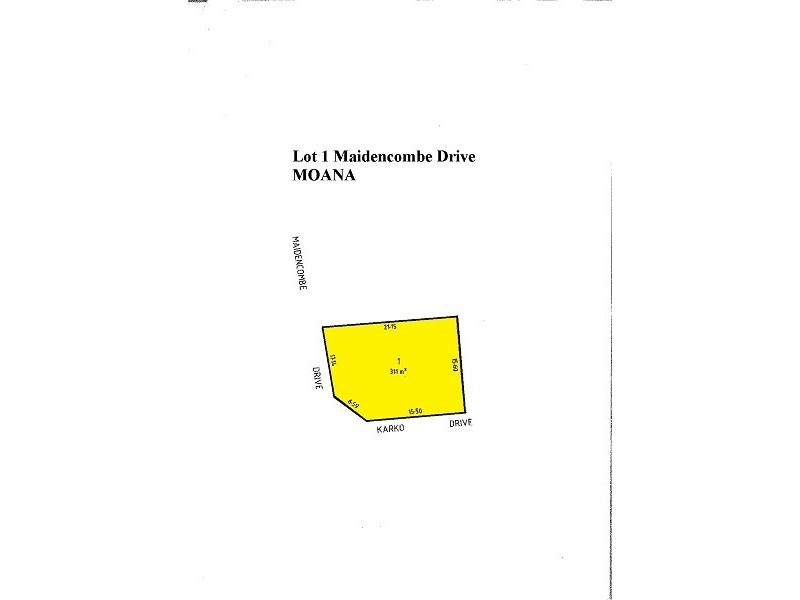 Lot 1 Maidencombe Drive, Moana SA 5169